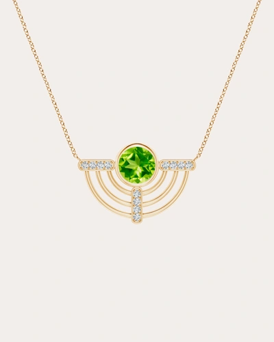 Shop Natori Women's Peridot & Diamond Pendant Necklace In Gold