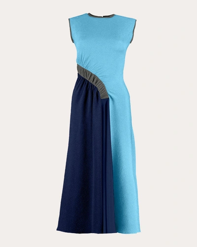 Shop Edeline Lee Women's Pina Dress In Cerulean/slate/navy