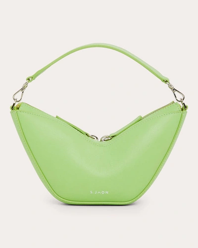 Shop S.joon S. Joon Women's Mini Tulip Baguette Bag In Green