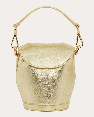 Shop S.joon S. Joon Women's Mini Milk Pail Bucket Bag In Gold