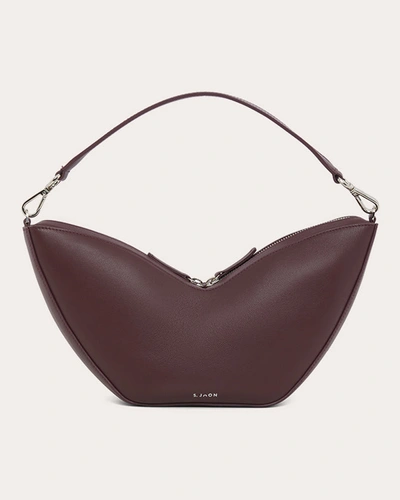 Shop S.joon S. Joon Women's Tulip Baguette Bag In Purple
