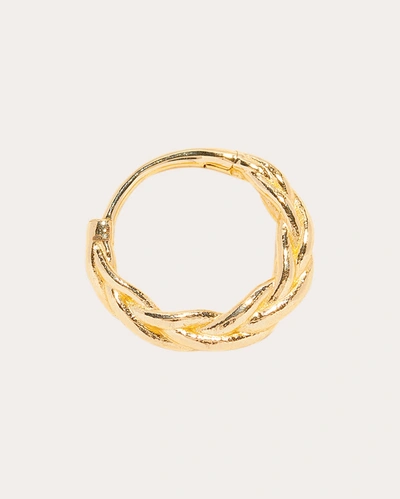 Shop Pamela Love Women's Freya Twist Clicker Huggie Earring In Gold