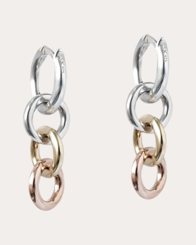 Shop Spinelli Kilcollin Women's Ariel Tri-tone Linked Drop Earrings In Gold