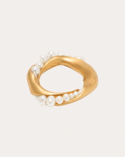 Shop Completedworks Women's Drippity Drip Ring In Gold