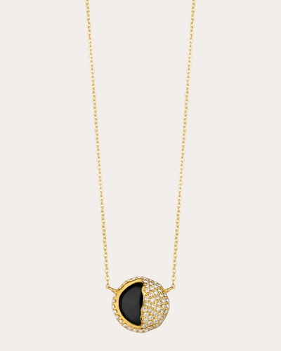 Shop Syna Jewels Women's Cosmic Eclipse Necklace In Gold