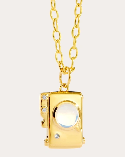 Shop Syna Jewels Women's Vintage Camera Charm In Gold