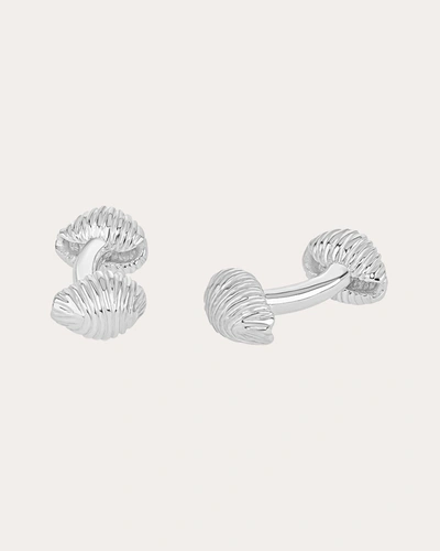 Shop Renna Women's Shell Cufflinks In Silver