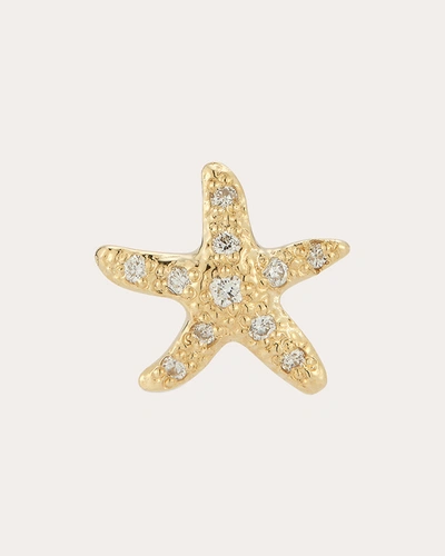 Shop Renna Women's Starfish Stud Earring In Gold