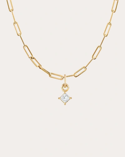 Shop Gigi Ferranti Women's Princess Solitaire Drop Diamond Pendant In Gold