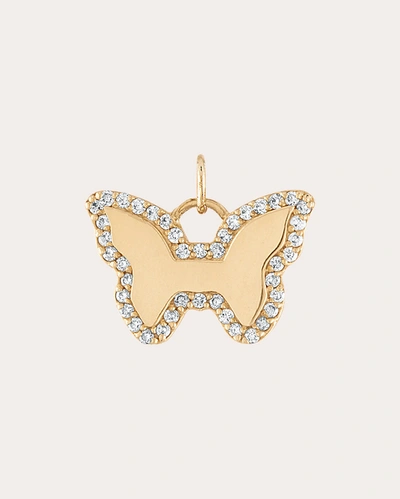 Shop Gigi Ferranti Women's Butterfly Charm In Gold