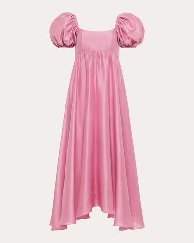 Shop Azeeza Women's Rory Puff-sleeve Dress In Pink