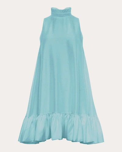 Shop Azeeza Women's Alcott Ruffle Dress In Blue