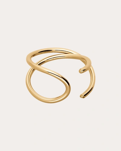 Shop Atelier Paulin Women's Outline Ring L In Gold