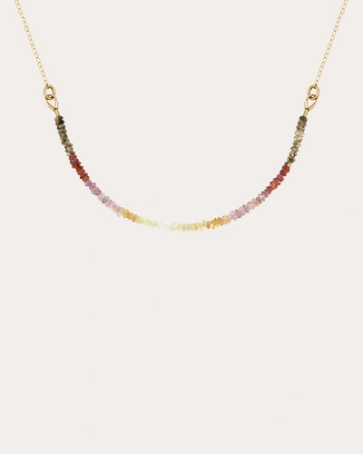 Atelier Paulin Tawny Sapphire Necklace In Tawny Sapphire