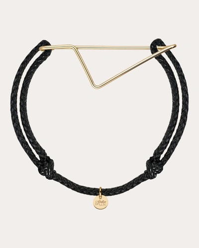 Shop Atelier Paulin Women's Corsica Cord Bracelet In Black