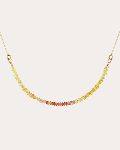 Shop Atelier Paulin Women's Nonza Sunburn Necklace In Yellow