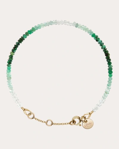 Shop Atelier Paulin Women's Nonza River Bracelet Emerald In Green