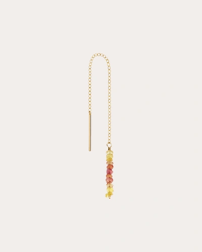 Shop Atelier Paulin Women's Nonza Sunburn Chain Earring In Yellow