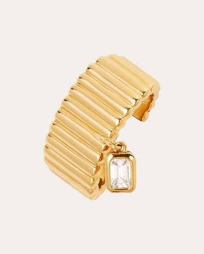 Maison Tjoeng Women's Midnight Adagio 18k Gold Diamond Charm Single Ear Cuff In Gold