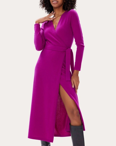 Shop Diane Von Furstenberg Women's Astrid Dress In Purple