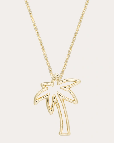Shop Aliita Women's Palmera Pendant Necklace In Gold