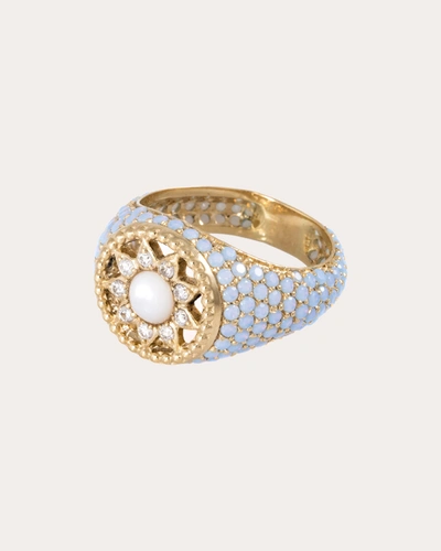 Shop L'atelier Nawbar Women's Arabesque Pinky Ring In Gold