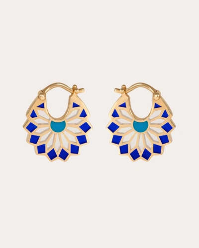 Shop L'atelier Nawbar Women's Sursok Drop Earrings In Blue