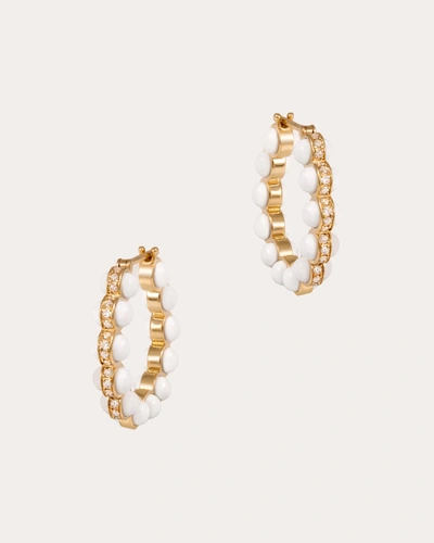 Shop L'atelier Nawbar Women's Hydrogen Atom Hoop Earrings In Gold