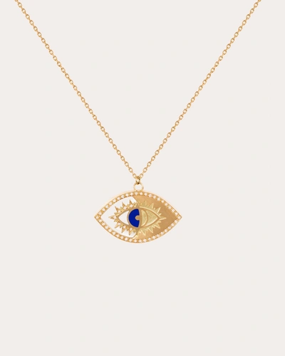 Shop L'atelier Nawbar Women's Mini Eye On Biladi Pendant Necklace In Gold
