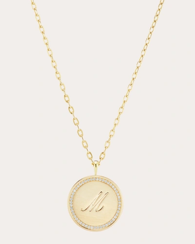 Shop The Gild Women's Diamond Signature Statement Pendant Necklace In Gold