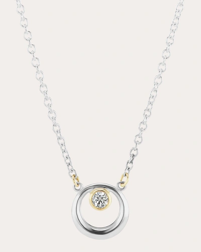 Shop The Gild Women's Everyday Diamond Pendant Necklace In Silver