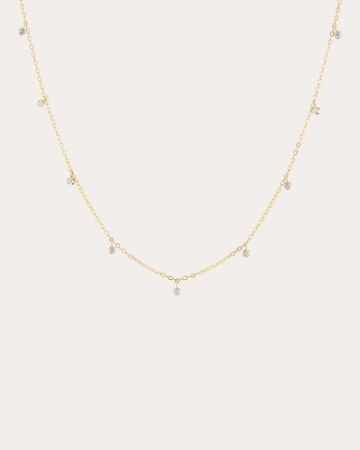 Shop The Gild Women's Nine Diamond Confetti Necklace In Gold