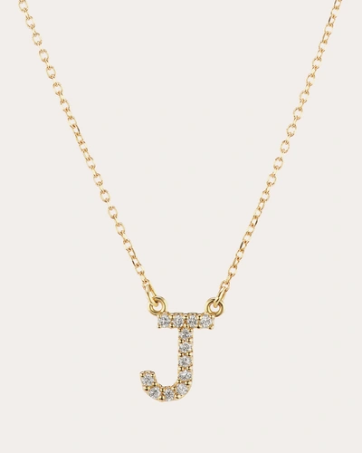 The Gild Women's 14k Gold & Diamond Initial Pendant Necklace In Gold