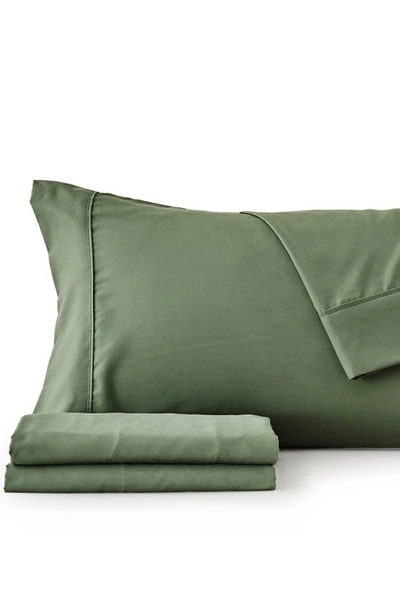 Woven & Weft Wrinkle Resistant Sheet Set In Moss