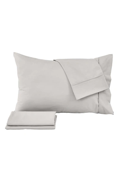 Shop Woven & Weft Microfiber Sheet Set In Grey