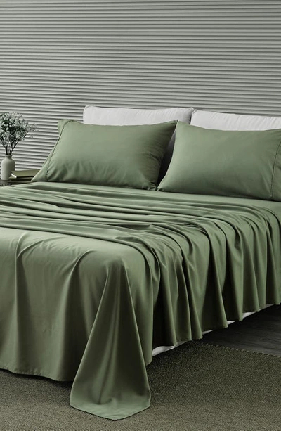 Woven & Weft Wrinkle Resistant Sheet Set In Moss
