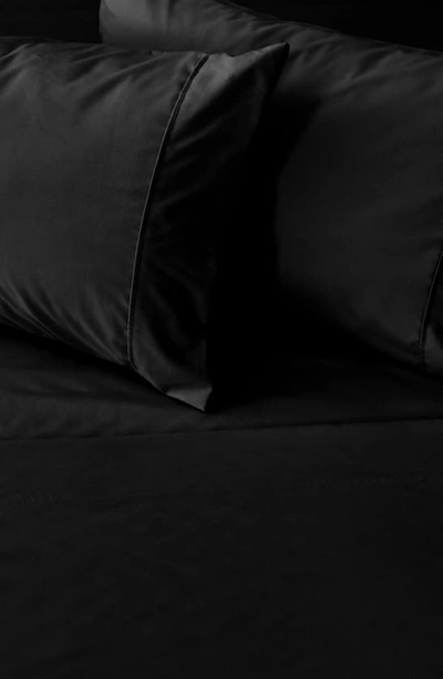 Woven & Weft Microfiber Sheet Set In Black