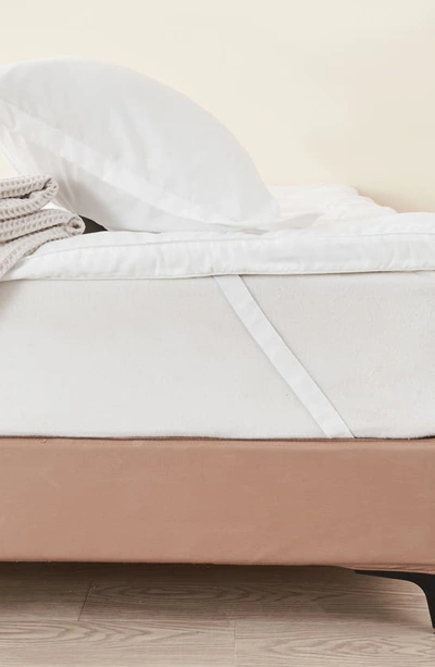 Woven & Weft Ultrasoft Microfiber Mattress Topper In White