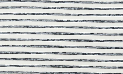 Woven & Weft Stripe Microfiber Sheet Set In Blue