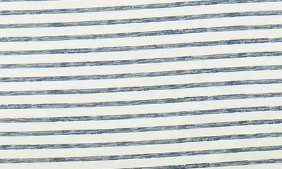 Woven & Weft Stripe Microfiber Sheet Set In Seafoam