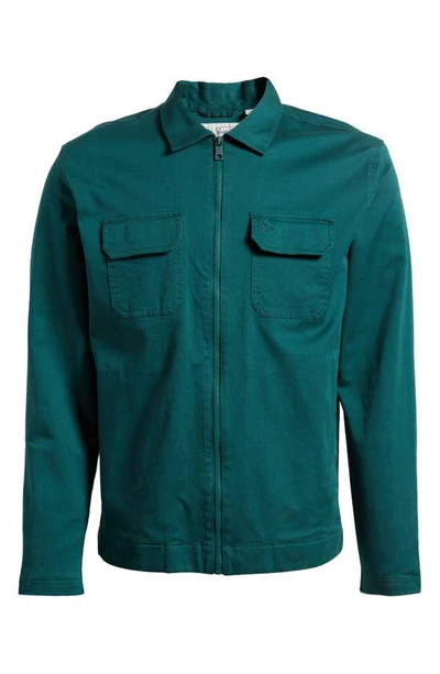 Shop Original Penguin Cotton Twill Jacket In June Bug