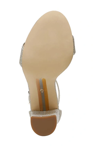 Shop Sam Edelman Yaro Ankle Strap Sandal In Jute Fabric