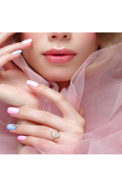 Delmar Marquise Cut Lab Created Moissanite Ring In Gold