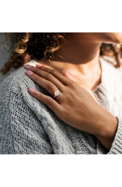 Delmar Lab Created Moissanite Ring In Gold