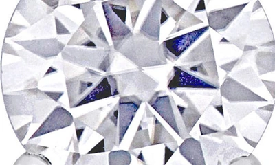 Delmar Lab Created Moissanite Stud Earrings In White