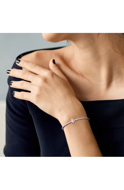 Delmar Lab Created Moissanite Bangle Bracelet In White