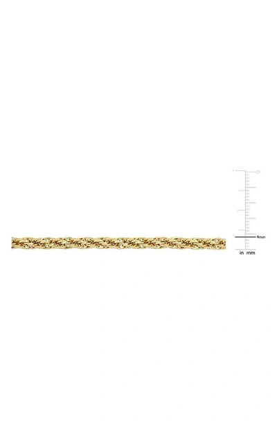 Delmar Infinity Rope Chain Bracelet In Gold