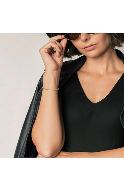 Delmar Infinity Rope Chain Bracelet In Gold