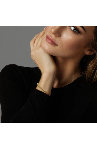 Delmar Infinity Rope Chain Bracelet In Gold