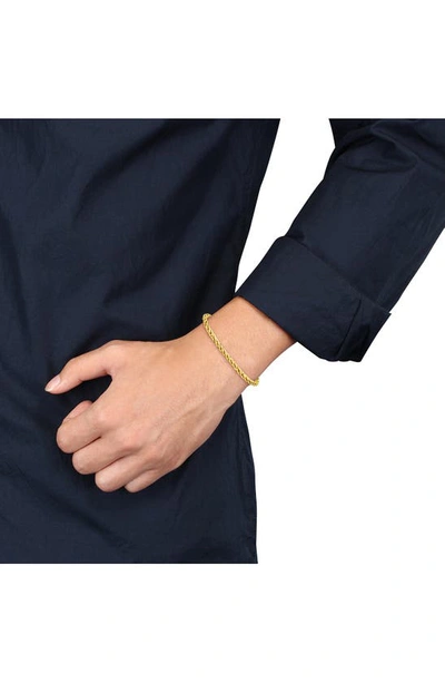 Delmar Infinity Rope Chain Bracelet In Gold